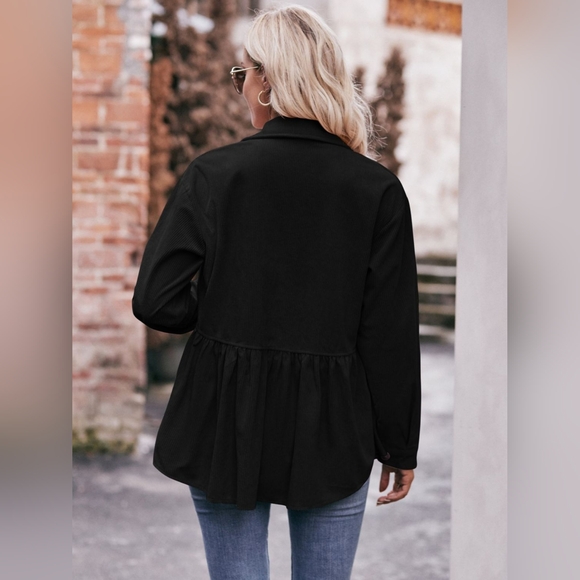 Mandy Collared Neck Long Sleeve Shirt - Picture 3 of 6